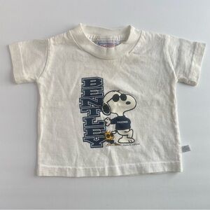 Third Street Snoopy Bentley Falcons Short-Sleeve White & Navy Tee – 12M